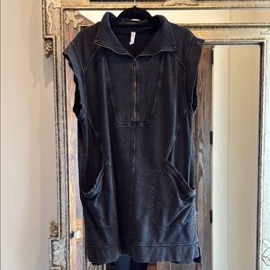 Anthropologie Daily Practice Black Sleeveless Dress